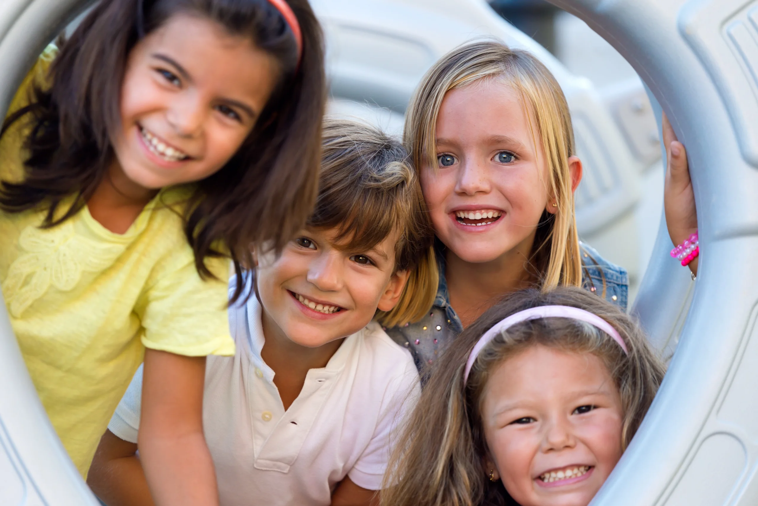 Group of smiling children
